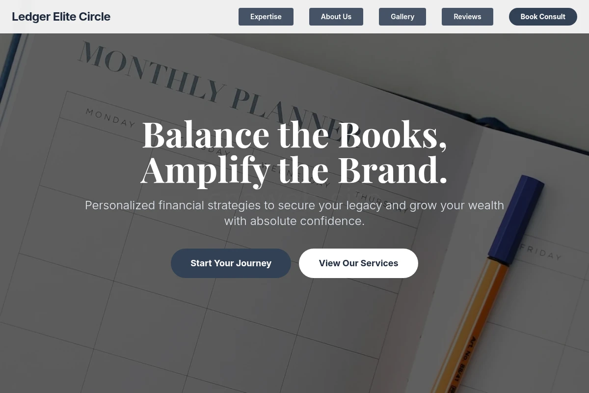 Latest Accounting Design Template